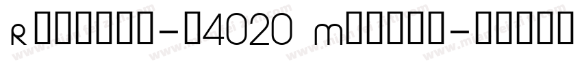 Raleway-v4020 Medium字体转换